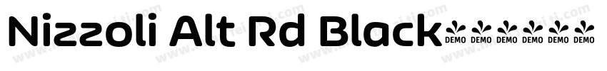 Nizzoli Alt Rd Black字体转换